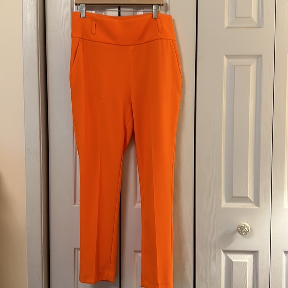 New Karen Millen modern Orange suit jacket 8 and hi waist pants 10 - Picture 7 of 9